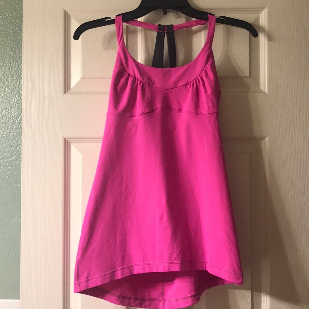 Pink Lululemon Tank Top